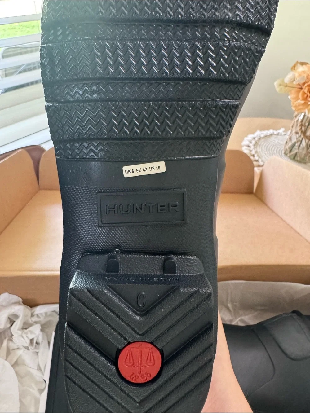 Hunter Matte Black Tall Waterproof Boots